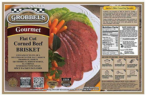 Grobbel's Corned Beef Brisket Flat Cut