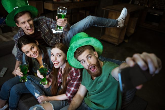 Saint Patrick’s Day Celebrations - friends celebrating